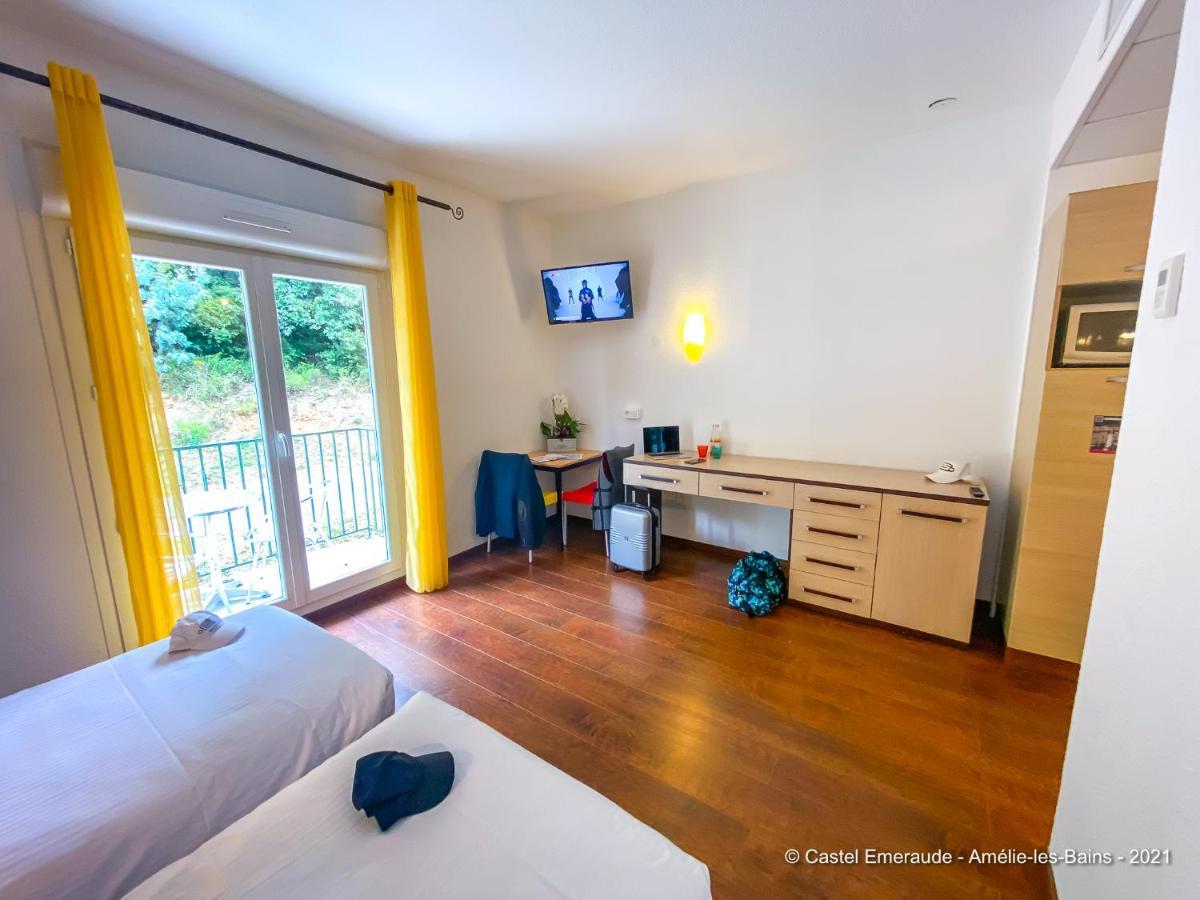 Appart'Hotel Castel Emeraude, Charme Et Caractere Amélie-les-Bains-Palalda Kültér fotó