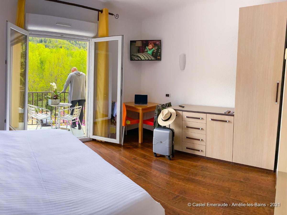 Appart'Hotel Castel Emeraude, Charme Et Caractere Amélie-les-Bains-Palalda Kültér fotó