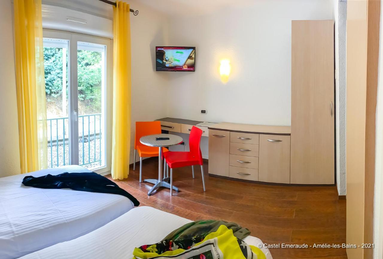 Appart'Hotel Castel Emeraude, Charme Et Caractere Amélie-les-Bains-Palalda Kültér fotó