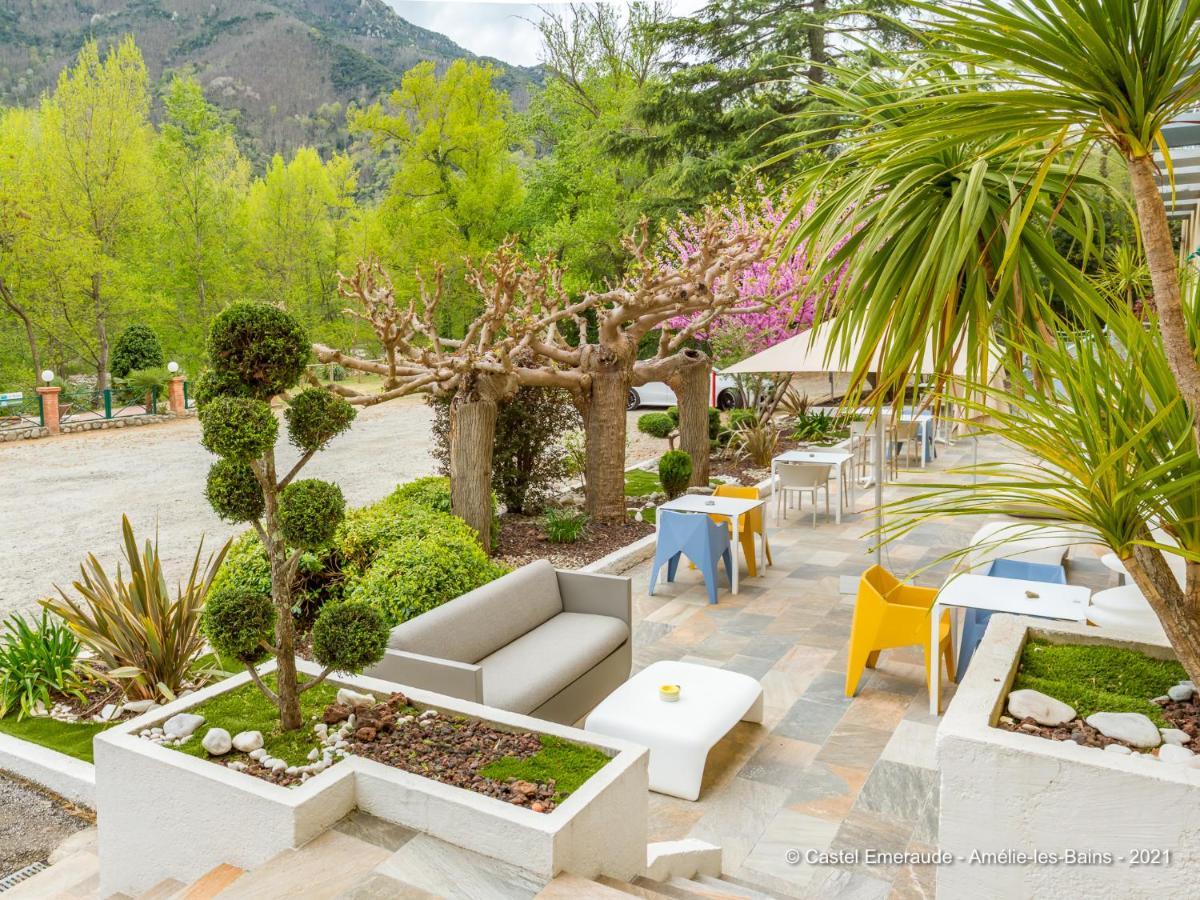Appart'Hotel Castel Emeraude, Charme Et Caractere Amélie-les-Bains-Palalda Kültér fotó