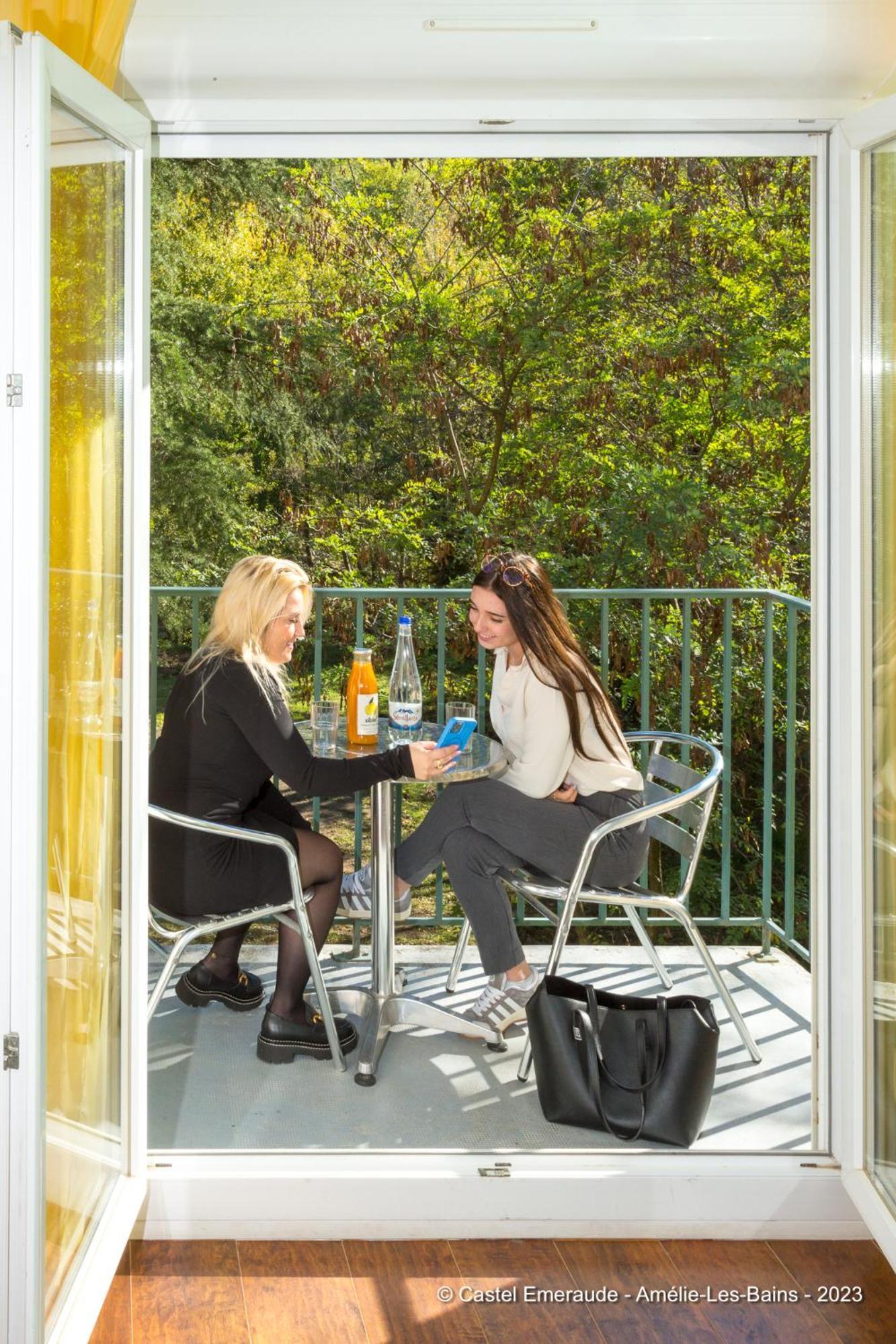 Appart'Hotel Castel Emeraude, Charme Et Caractere Amélie-les-Bains-Palalda Kültér fotó